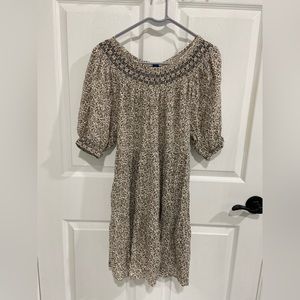 9- OLD NAVY Boho Ditsy Floral SMOCKED Tiered Baby Doll Dress